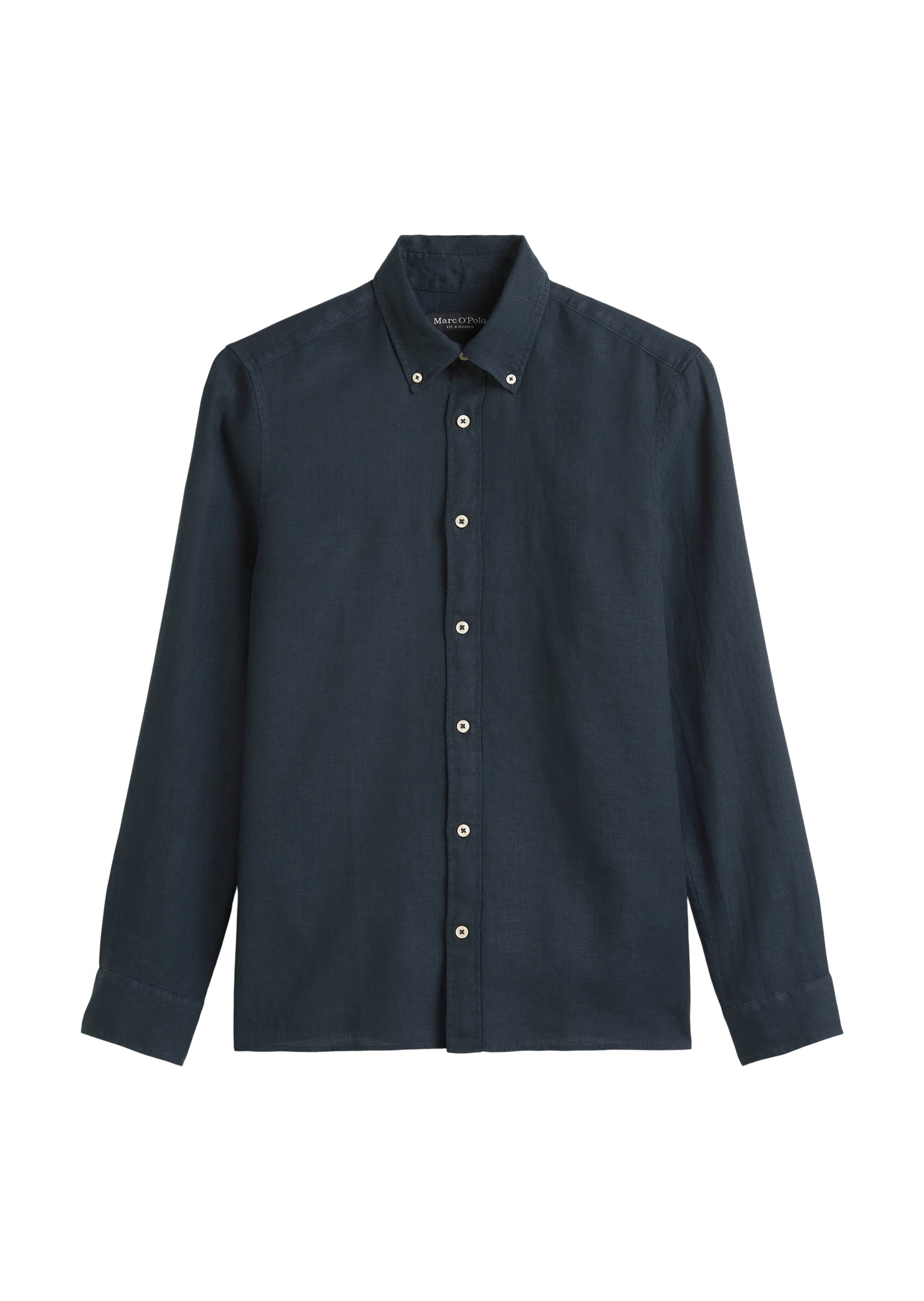 Marc O'Polo Regular Fit Hemd in Blau: Vorderseite