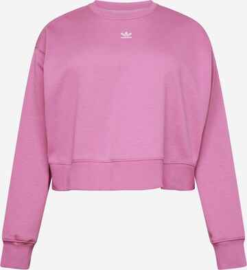 ADIDAS ORIGINALS Sweatshirt 'Adicolor Essentials' i lila: framsida