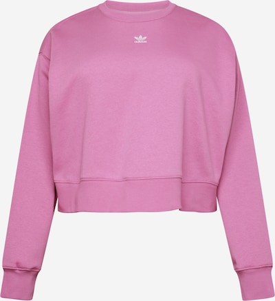 ADIDAS ORIGINALS Sweat-shirt 'Adicolor Essentials' en orchidée / blanc, Vue avec produit