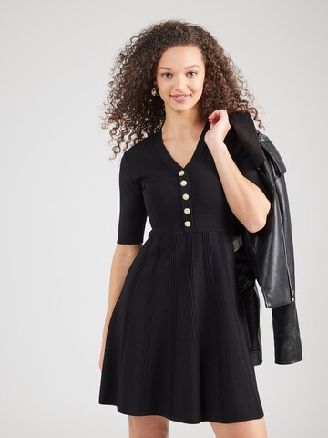 Robes en maille '261-RMLOLO' Morgan en noir : devant