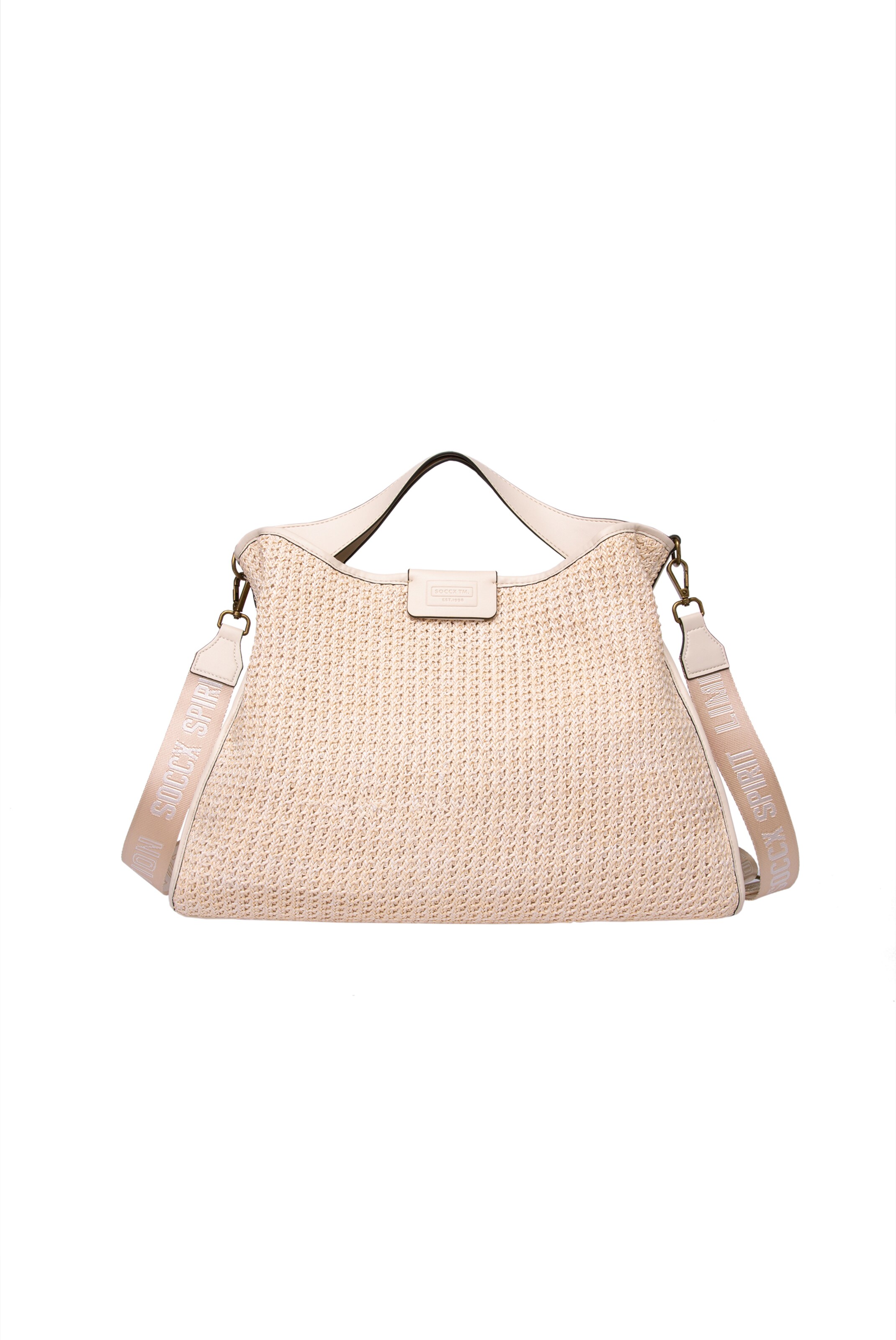 Soccx Handbag in White: front