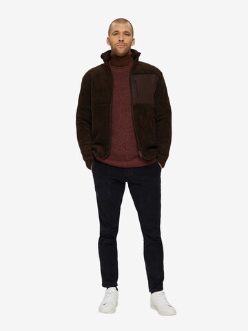 ESPRIT Fleece Jacket in Brown