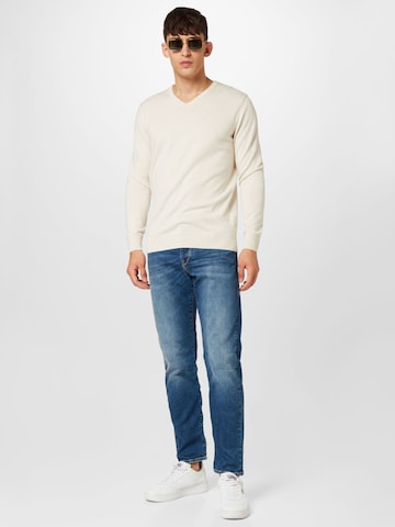 TOM TAILOR Regular fit Sweater in White
