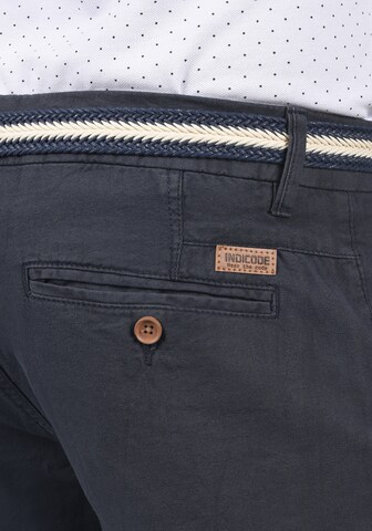 Regular Pantalon chino 'Mews' INDICODE JEANS en bleu