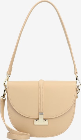 Seidenfelt Manufaktur Crossbody Bag 'Giora' in Beige: front