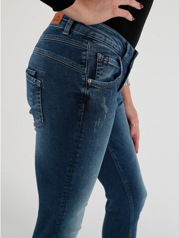 Miracle of Denim Slimfit Jeans 'Ulla' in Blau