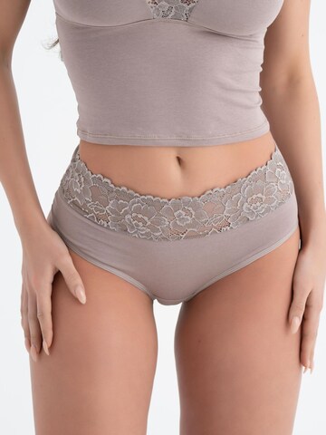 Evoni Bustier Wäsche-Sets 'mit Spitze' in Braun