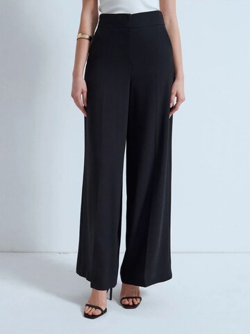 Dilvin Wide leg Pants in Black