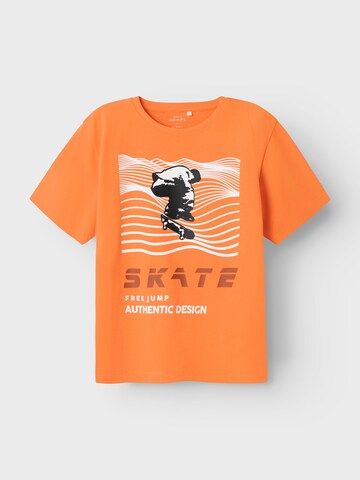 T-Shirt 'VAGNO' NAME IT en orange
