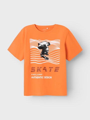 NAME IT - Camiseta 'VAGNO' en naranja