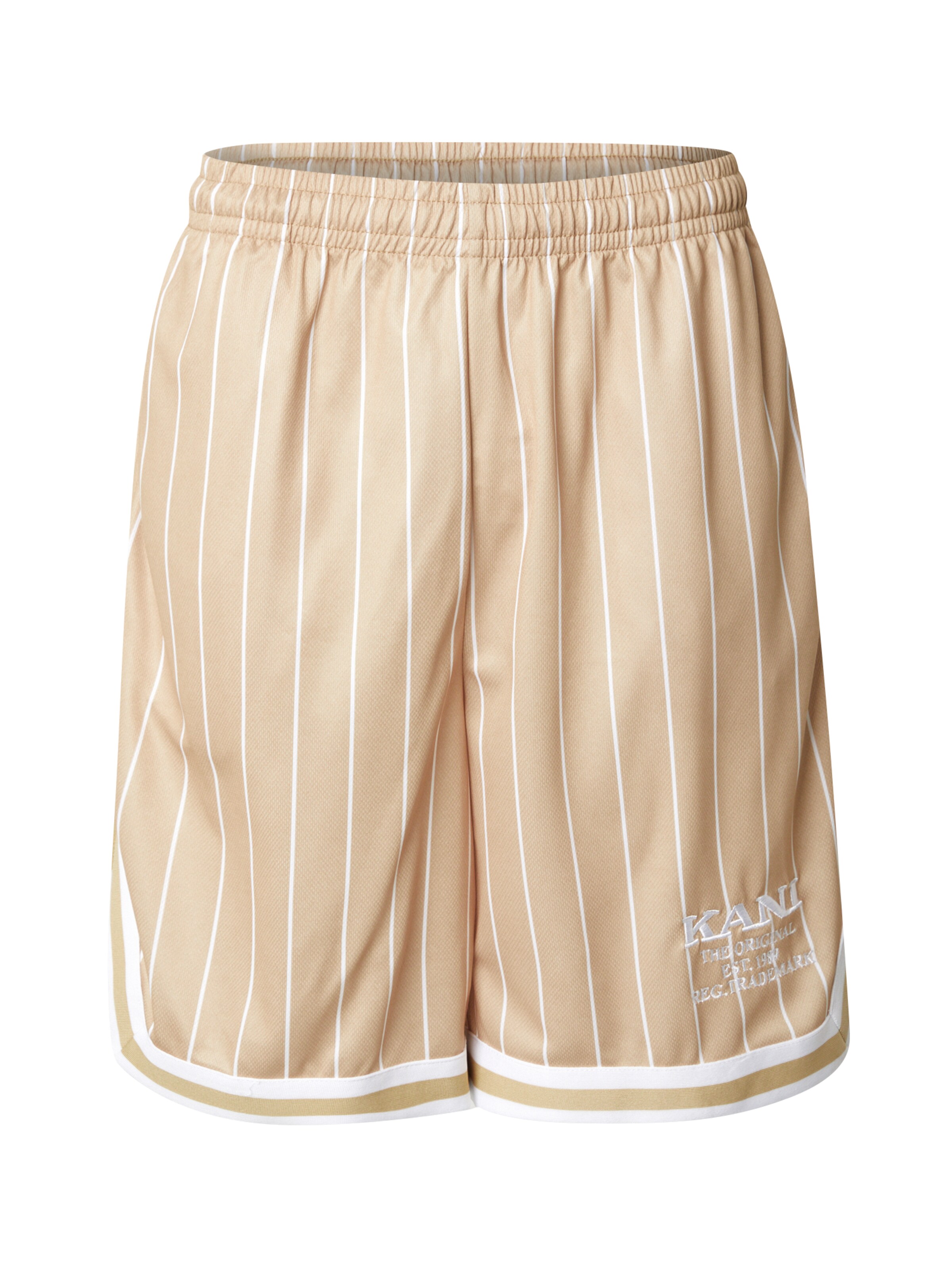 Karl Kani Loose fit Pants in Beige: front