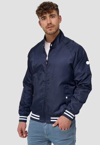 INDICODE JEANS Between-Season Jacket 'Ayser' in Blue