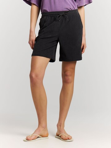 PROTEST Regular Trousers 'PRTNatty' in Black