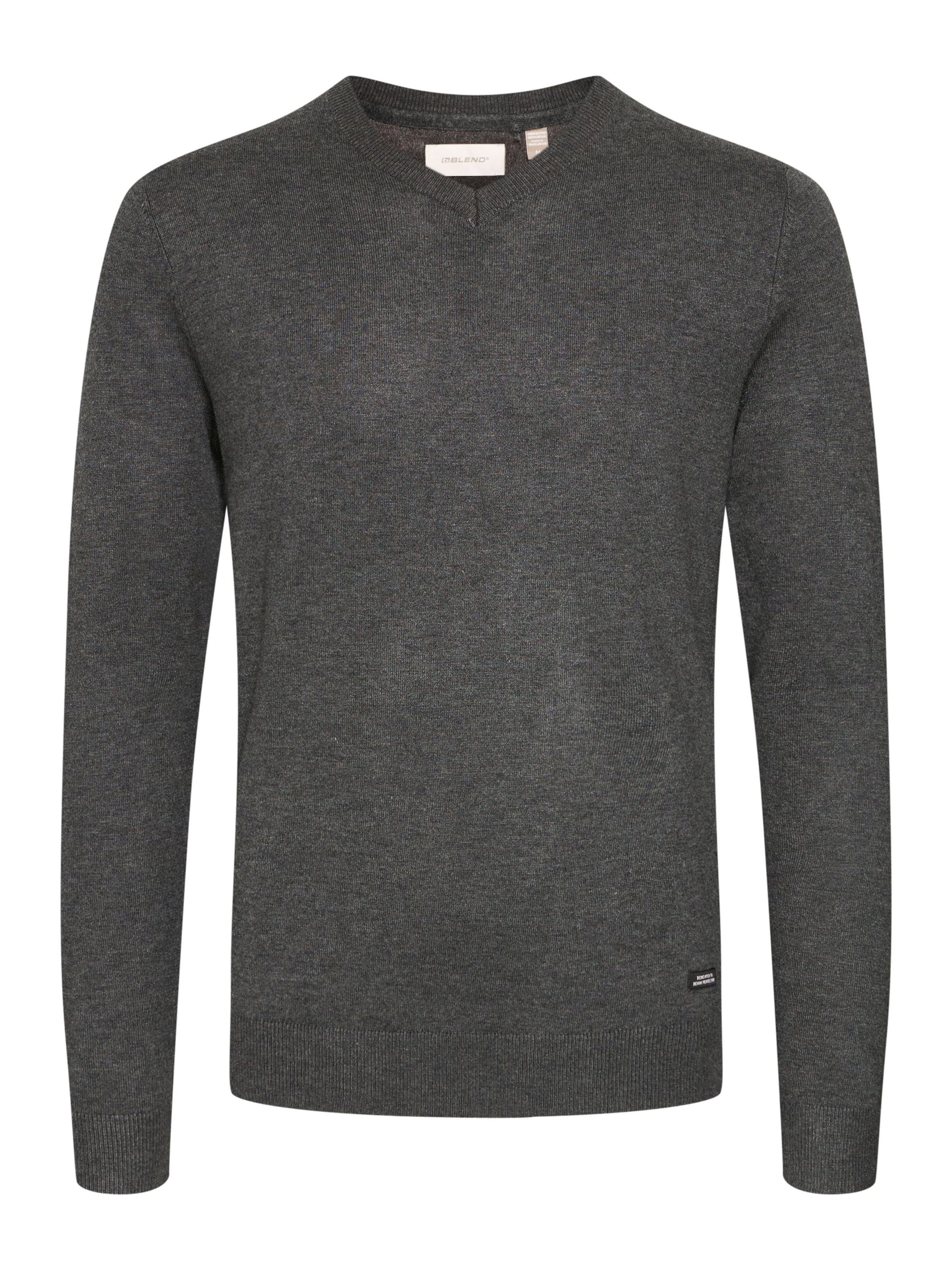 BLEND - Pullover 'Weber' em cinzento: frente