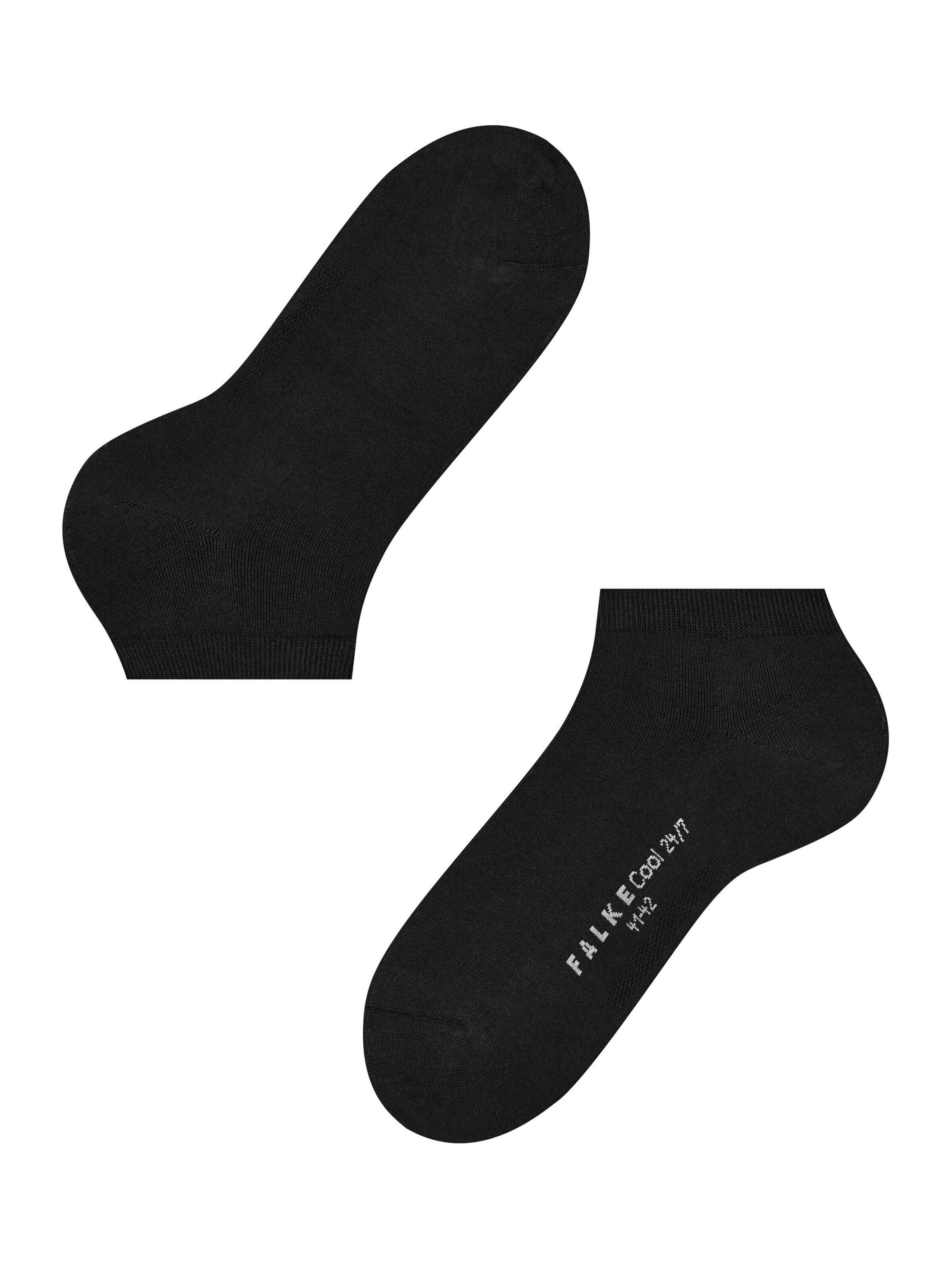 FALKE Socken 'Cool 24/7'‌‌‌‌‌ in Schwarz
