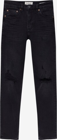 Pull&Bear Jeansy w kolorze czarny: przód