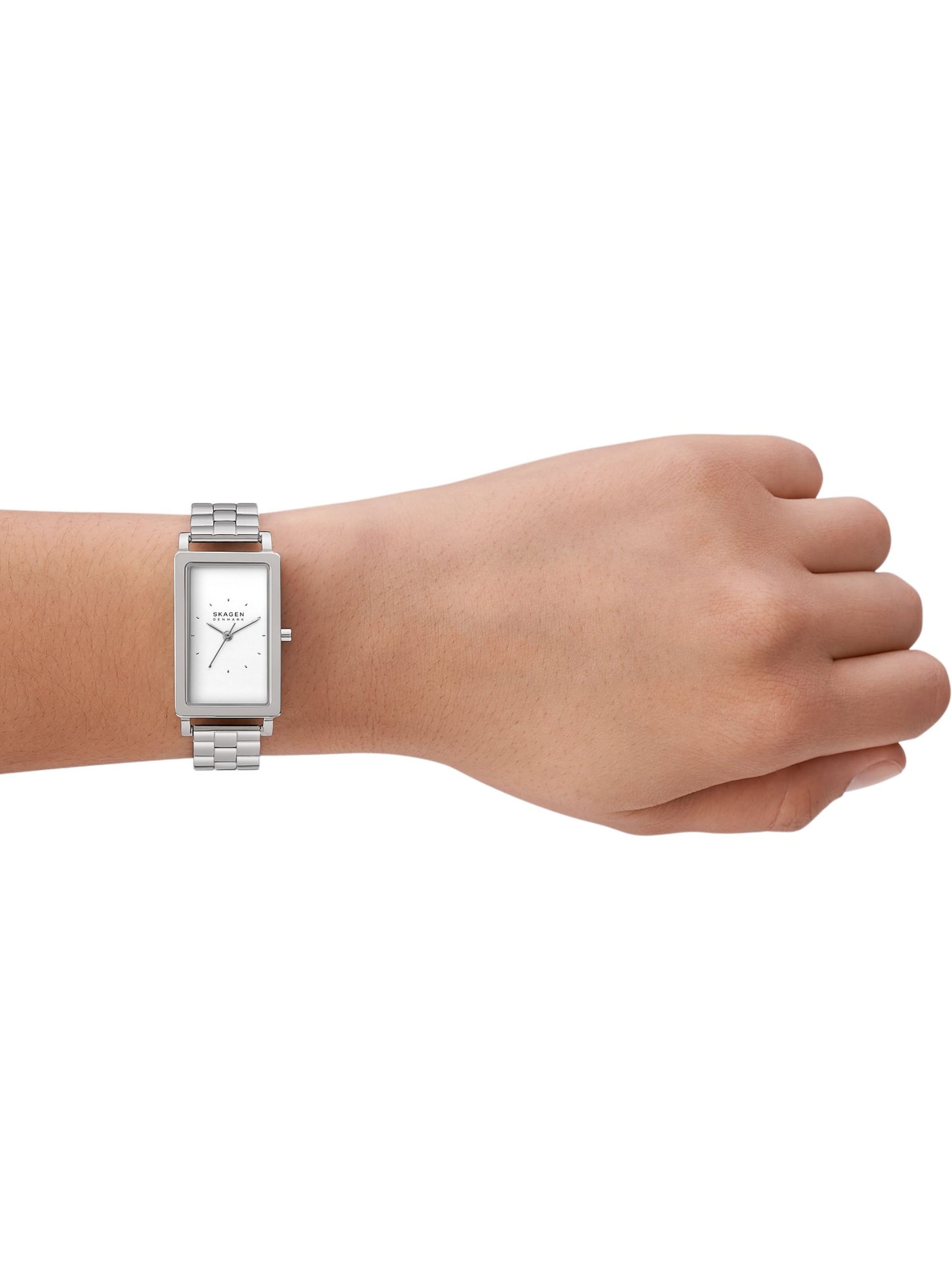 SKAGEN Analoguhr in Silber: Vorderseite