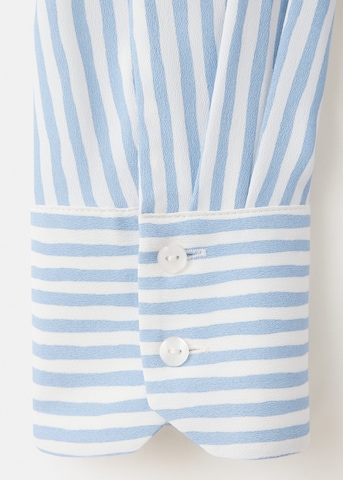 MANGO Bluse i blå
