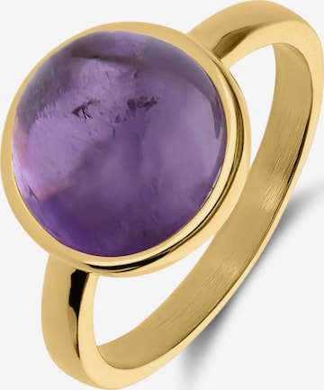 Lucardi Ring in Gold: front