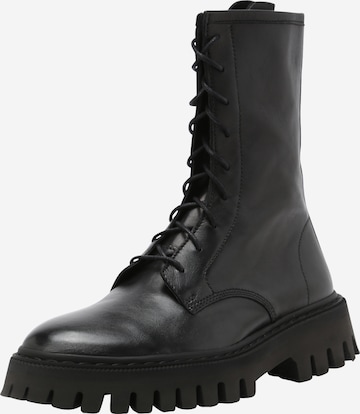 IRO - Bota com atacadores 'KOSMIC' em preto: frente