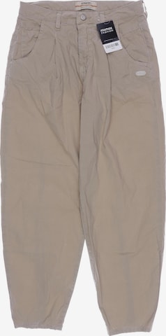 Gang Pants in XS in Beige: front