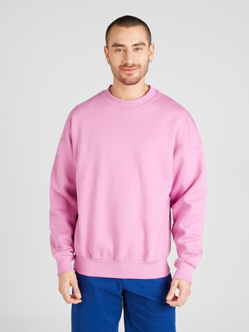 Sweat-shirt 'VIBE' JACK & JONES en rose : devant