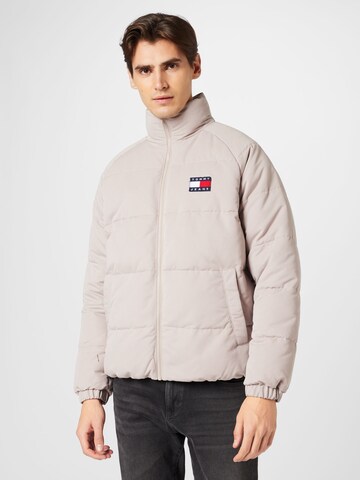 Tommy Jeans Vinterjakke i beige: forside