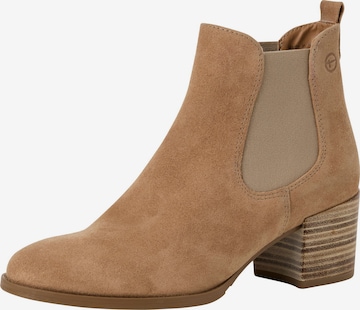 Chelsea Boots Tamaris en beige : devant