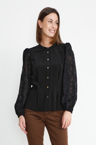 Camicia da donna 'Asmine' di CULTURE in nero: frontale