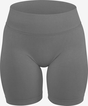 Circle Five Sportbroek 'Scrunch Shorts Damen | High Waist Push-Up Gym-, Fitness- & Yoga Shorts' in Grijs: voorkant