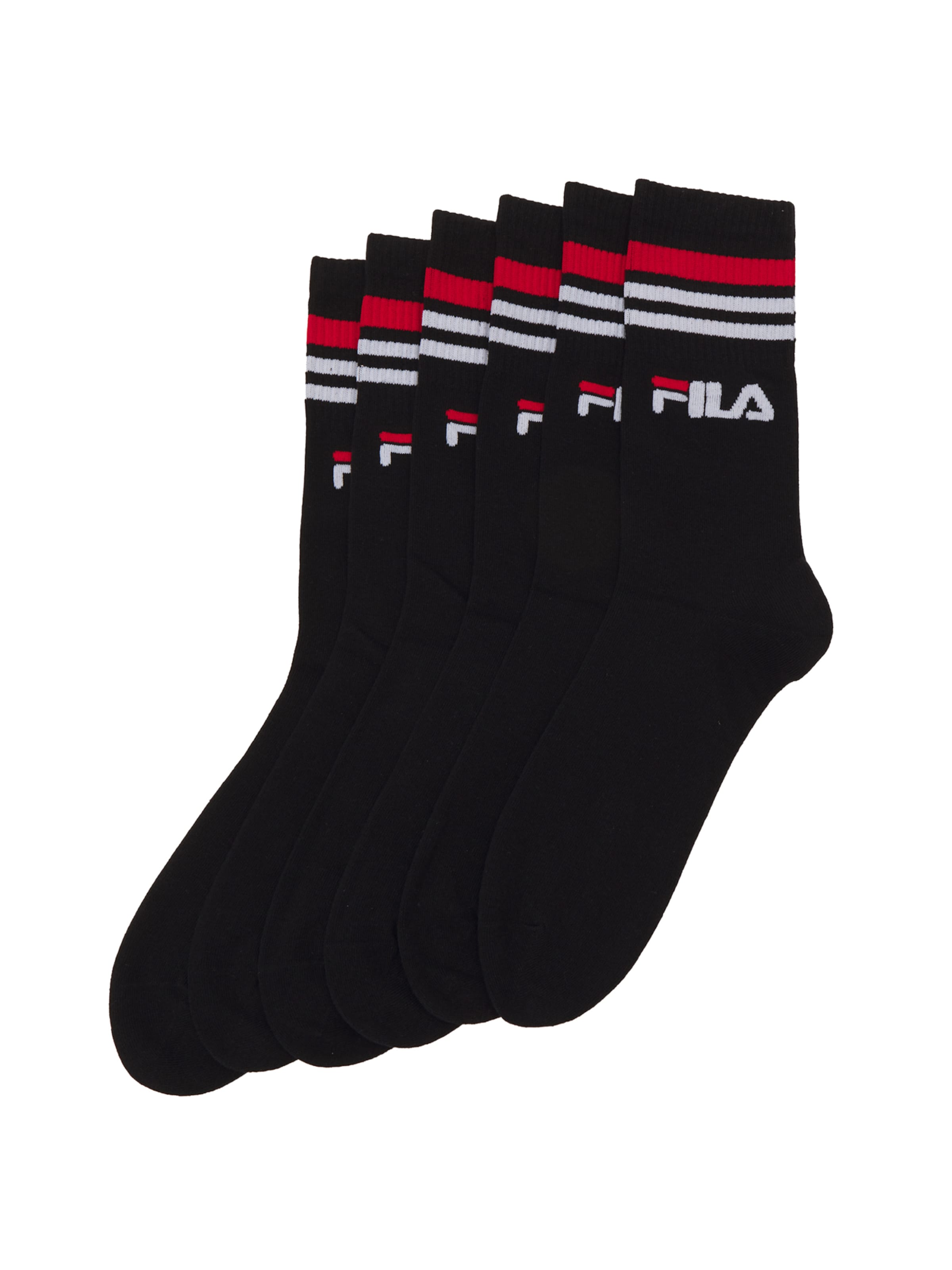 FILA Socken in Schwarz: Vorderseite