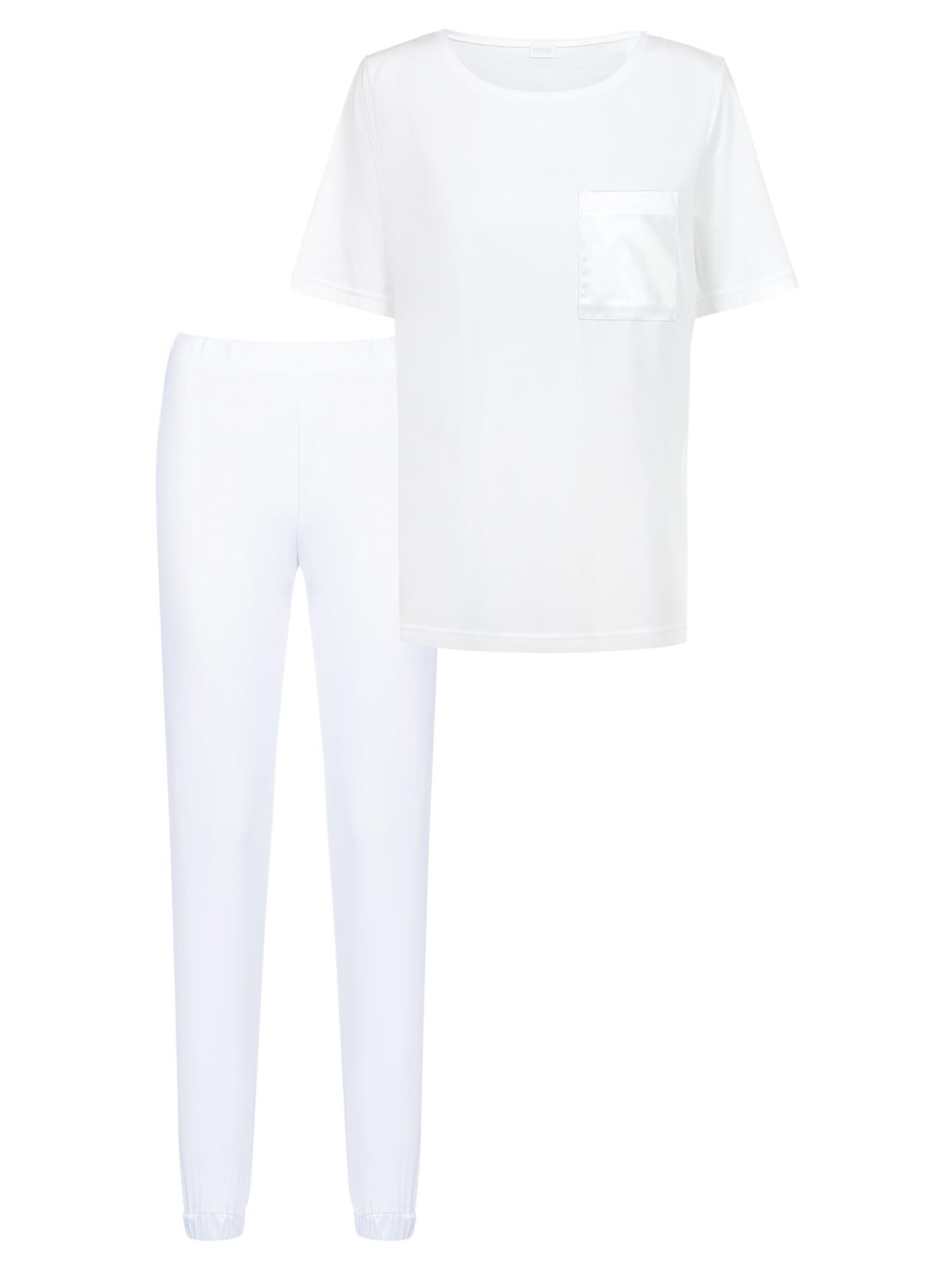 Mey Pajama 'Malea' in White: front
