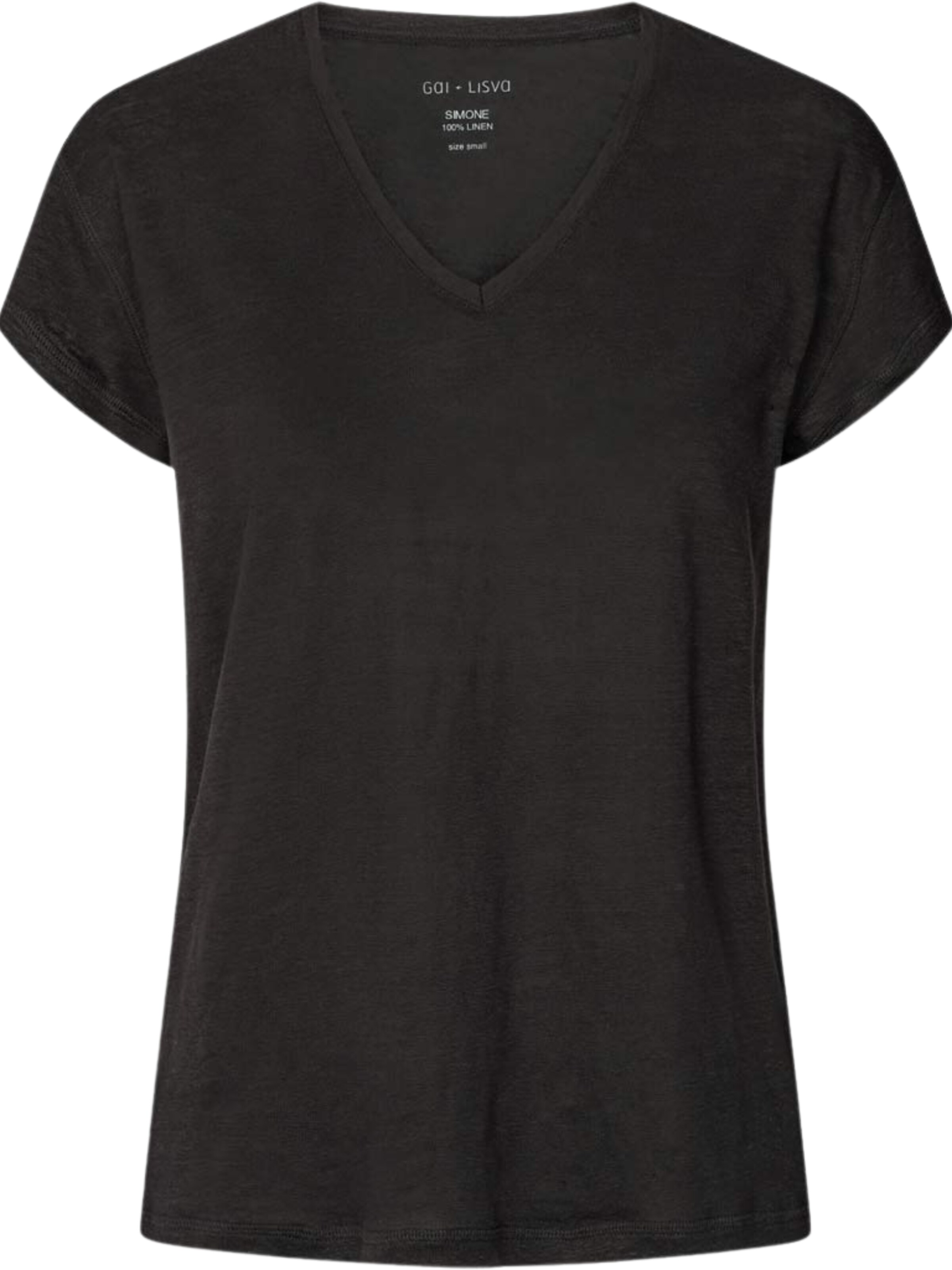 T-shirt 'Simone' Gai+Lisva en noir : devant