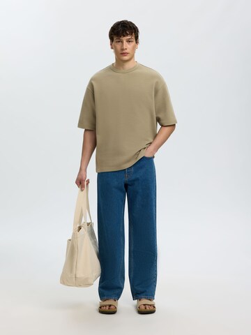 T-Shirt SELECTED en vert