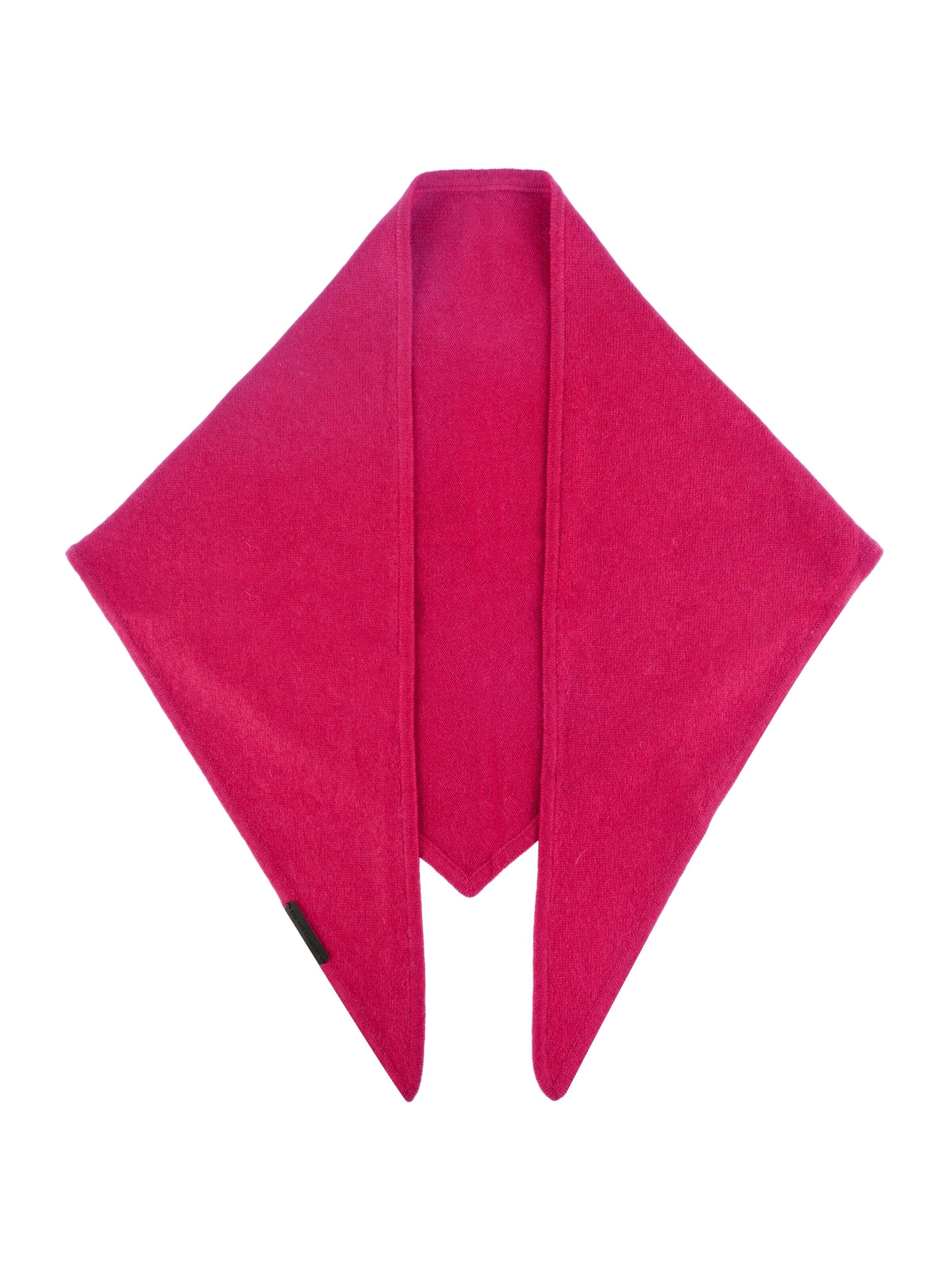 Écharpe SILK & CASHMERE en rose : devant