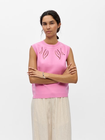 OBJECT Sticktop 'OBJYUKI' i pink: forside