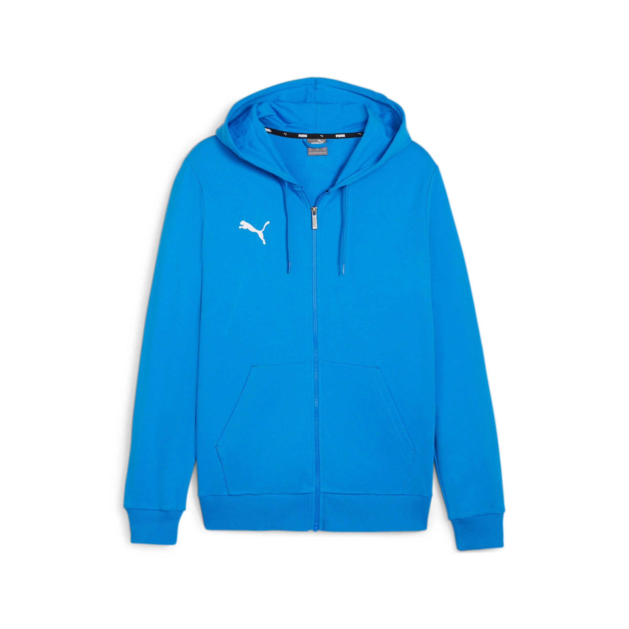 PUMA Zip-Up Hoodie in Blue: front