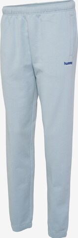 Tapered Pantaloni sport de la Hummel pe albastru