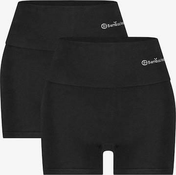 Bamboo basics Boyshorts 'Stella' in Black: front