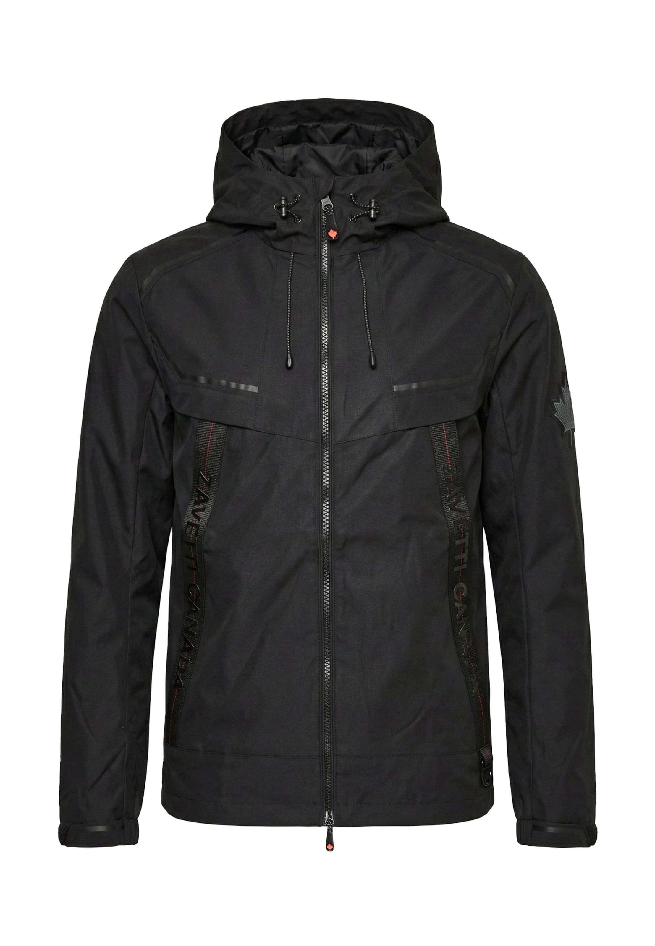 Zavetti Canada Übergangsjacke 'POTENZA 2.0' in Schwarz: Vorderseite