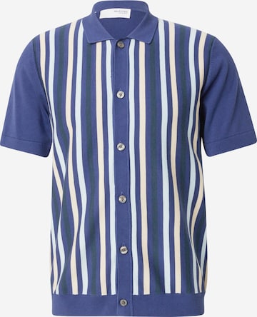 mėlyna SELECTED Kardiganas 'SLHMattis': priekis