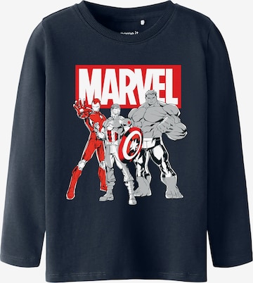 mėlyna NAME IT Marškinėliai 'NMMVODIS MARVEL': priekis