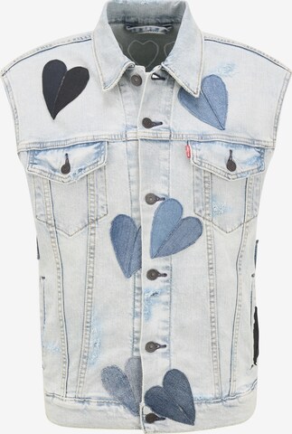 Levi's® Upcycling Jeansweste 'Kelvyn Colt Design' in Blau: predná strana