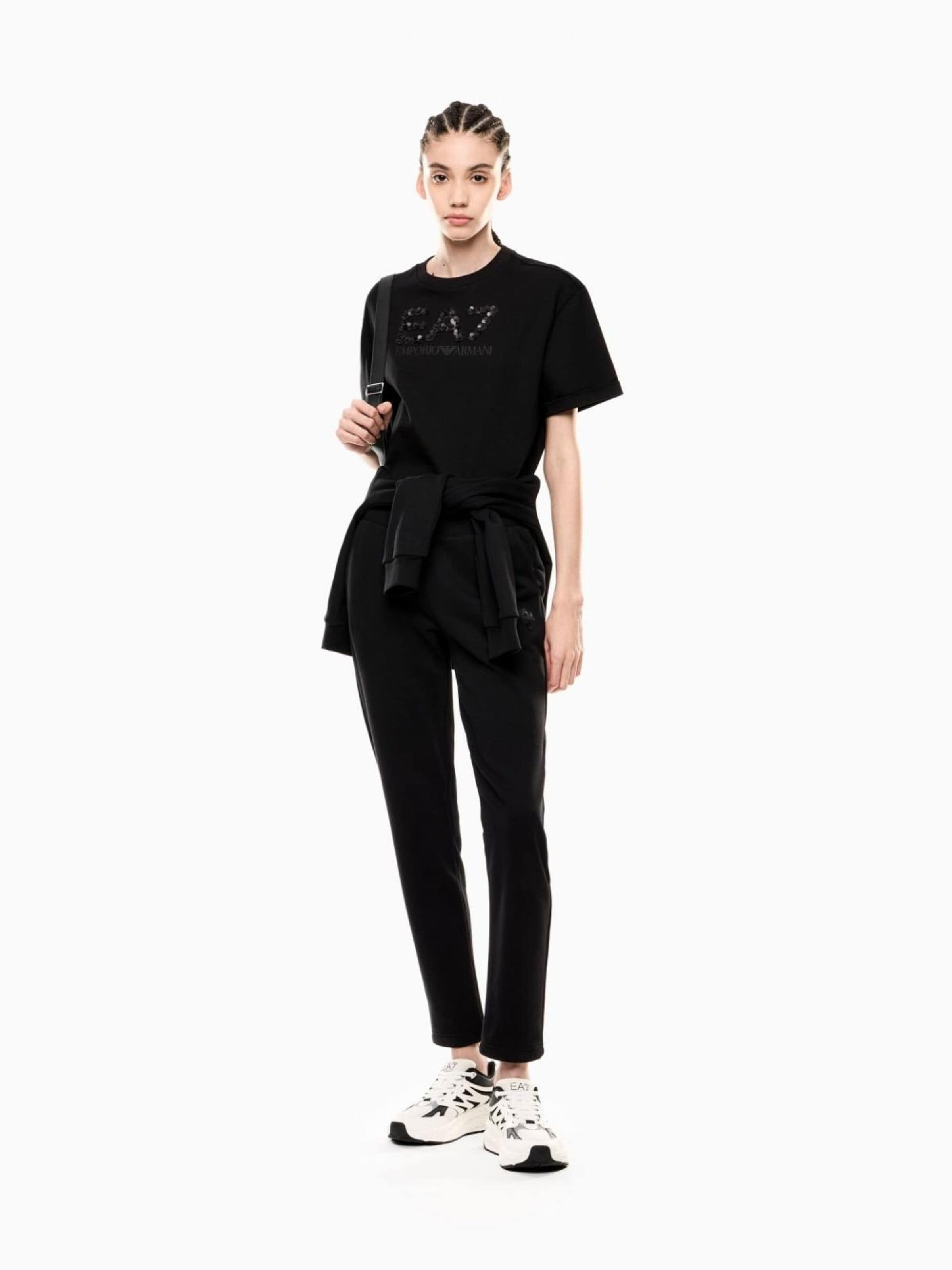 Emporio Armani Regular Hose‌‌‌‌‌‌‌ in Schwarz