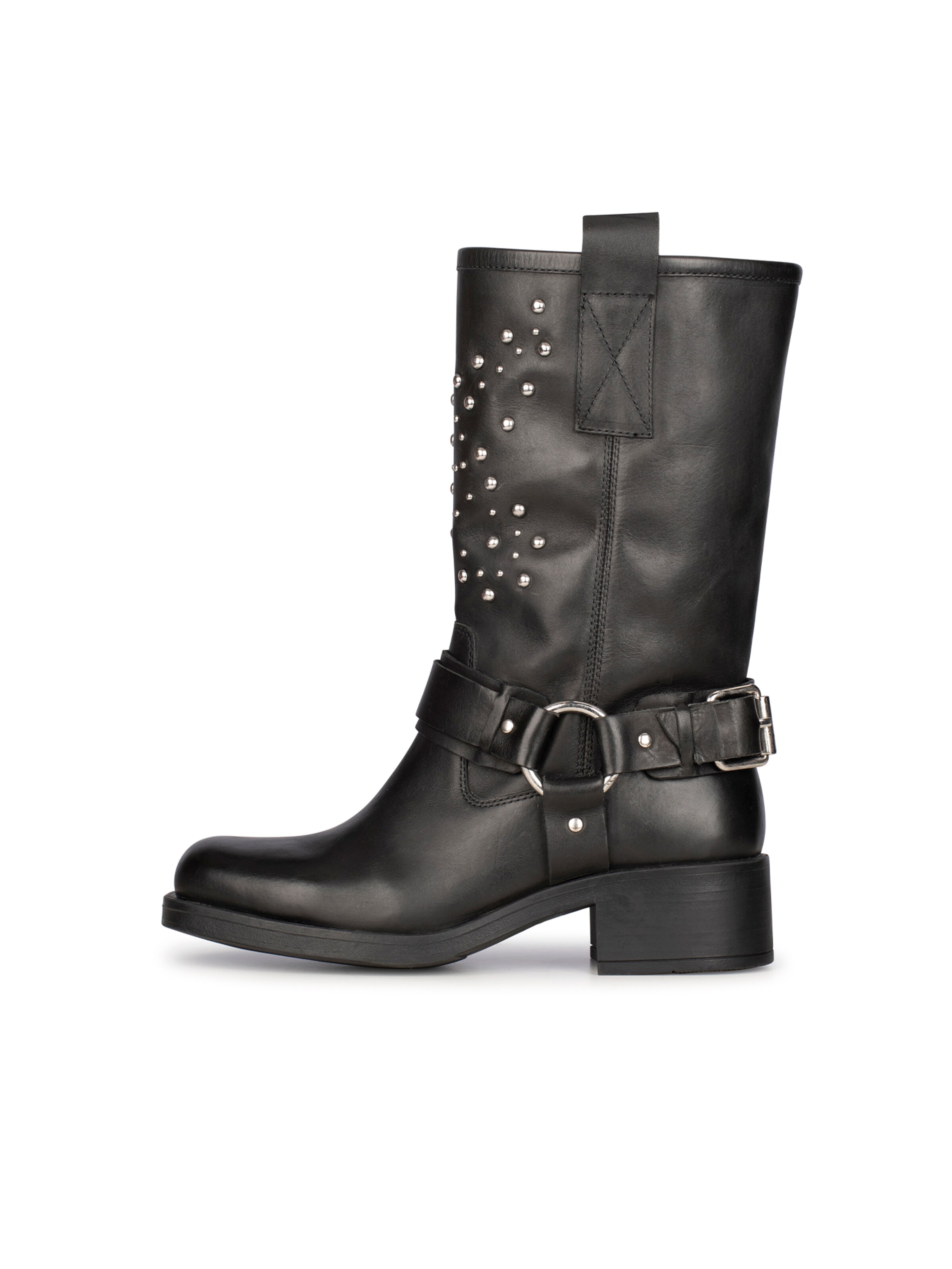 PS Poelman Boots 'Modular' in Black: front
