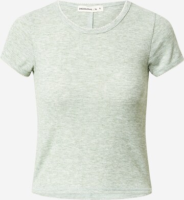 24COLOURS T-shirt i grå: framsida