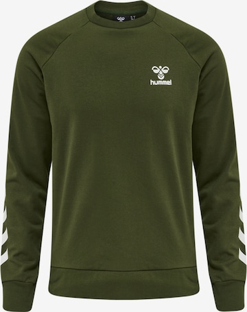 Sweat de sport Hummel en vert : devant