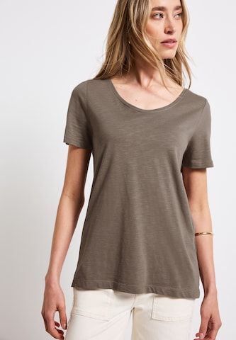 STREET ONE Shirt 'Gerda' in Brown