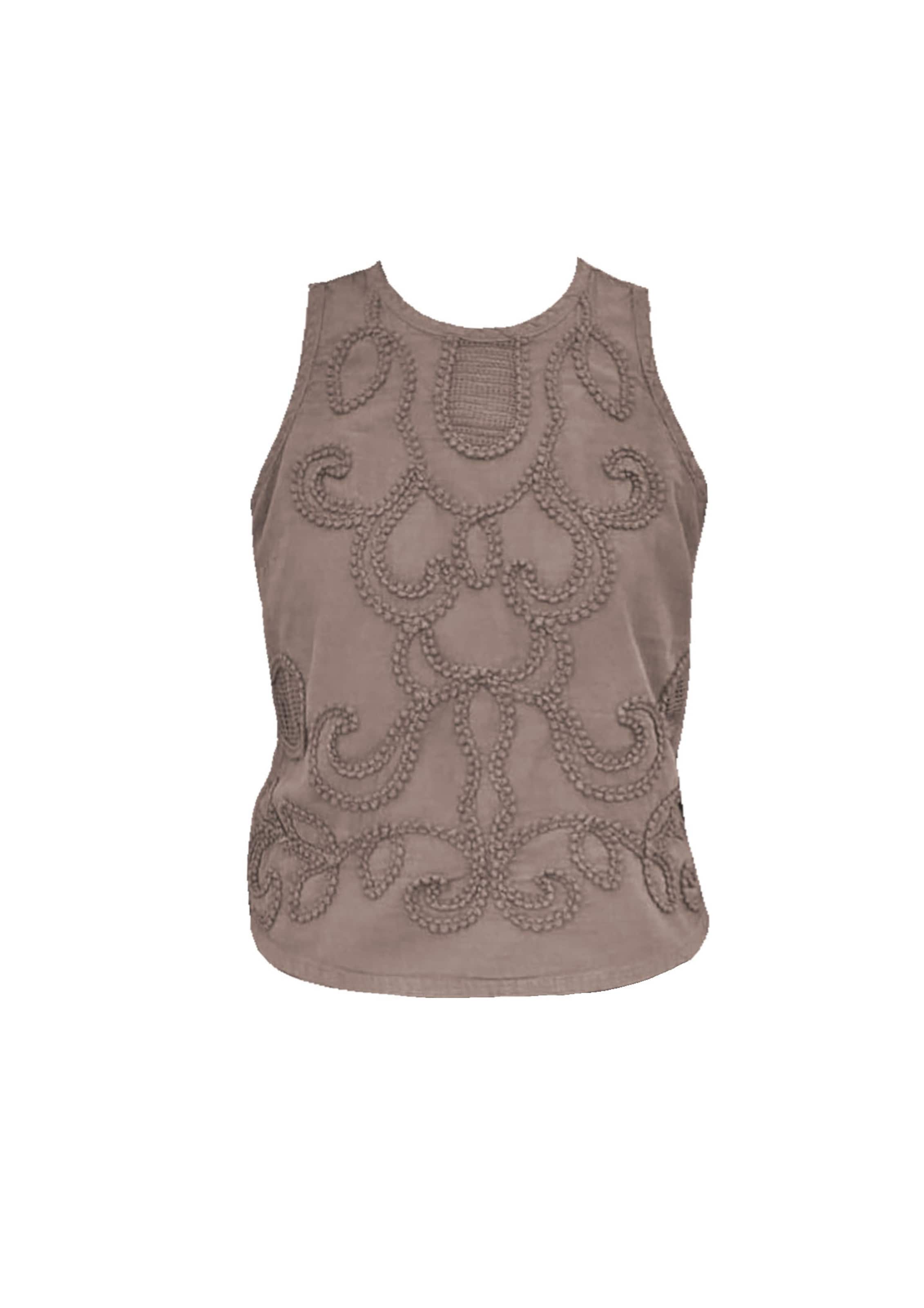 Apricot Top ' ' in Bruin: voorkant