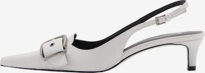 MANGO Slingpumps 'Talo' i hvid, Produktvisning